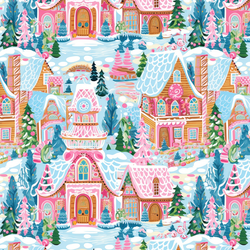 Gingerbread Mansion in Winter
