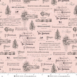 Christmas Typography in Pink