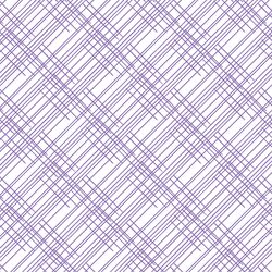 Thatched in Amethyst on White