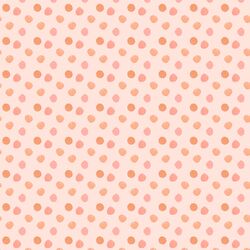 Painted Dots in Apricot