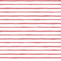 Artisan Stripe in Dahlia on White