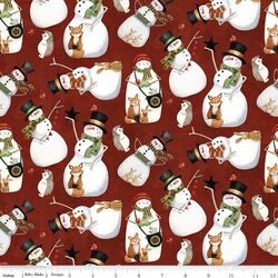 Snowmen in Red