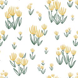 Sunny Patches in Garden Green and Canary