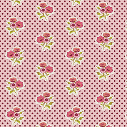 Pressed Posies in Carmine