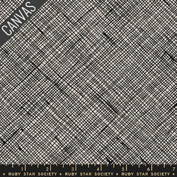 Crosshatch Canvas in Black