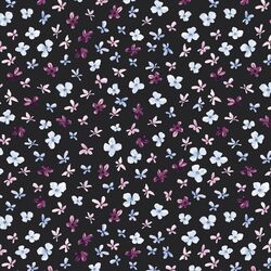 Scattered Floral in Carbon