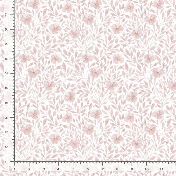Floral Haze in White