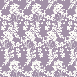 Forget Me Not Silhouette in Dusky Violet