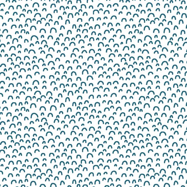 Doodle in Topaz on White