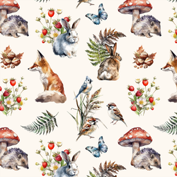 Forest Walk in Cream