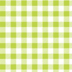 Medium Buffalo Plaid in Lime