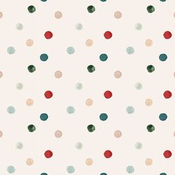 Painted Polka Dot in Cream