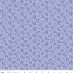 Leaves in Periwinkle