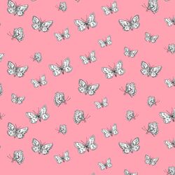 Butterflies in Rose Pink