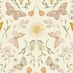 Garden Damask in Buttercup