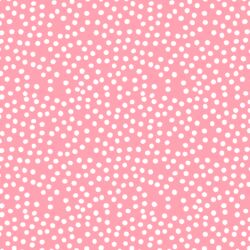 Little Tossed Dot in Rose Pink