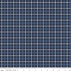 Plaid in Navy