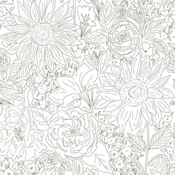 Paperie in Pine Green on White
