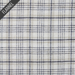 Crosshatch Plaid Flannel in Oatmilk