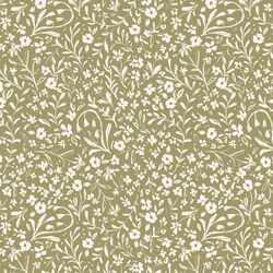 Woodland Calico in Sweet Pea Green