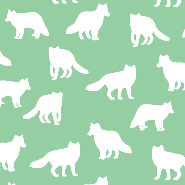 Fox Silhouette in Sprout