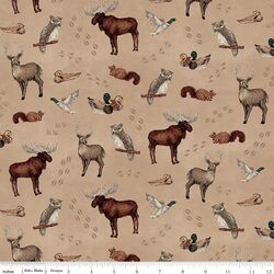 Animal Toss in Tan