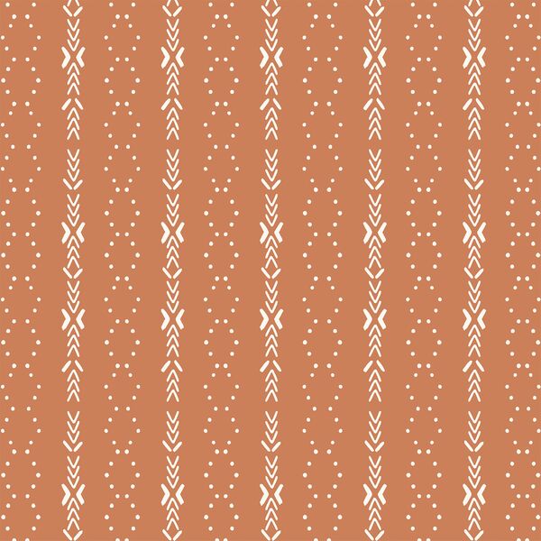 Zigzag Dot in Caramel