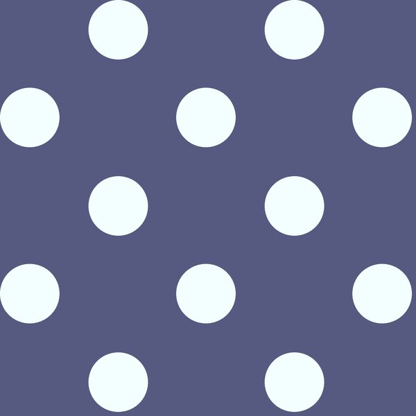 Jumbo Dot in Indigo