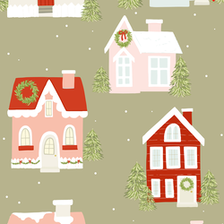Large Christmas Cottages in Sprig Green