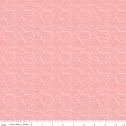 Hexagon Texture in Pink