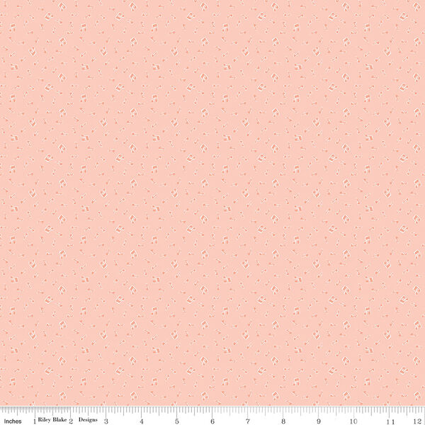Music Notes in Apricot