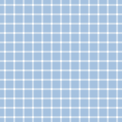 Gingham Check in Blue Sky