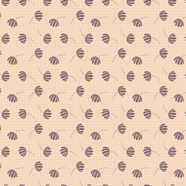Floating Flora in Peach