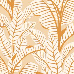 Palm Play in Light Apricot Cream