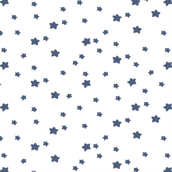 Star Light in Midnight on White