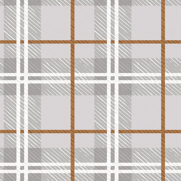 Tartan in Soft Gray