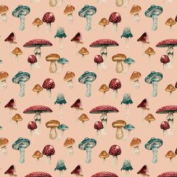 Mushroom Forest in Pink