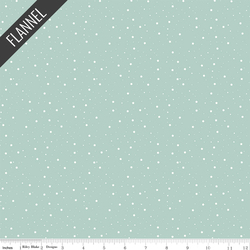 Stars Flannel in Powder