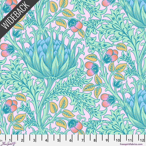 Artichoke Sateen Wideback in Lavender