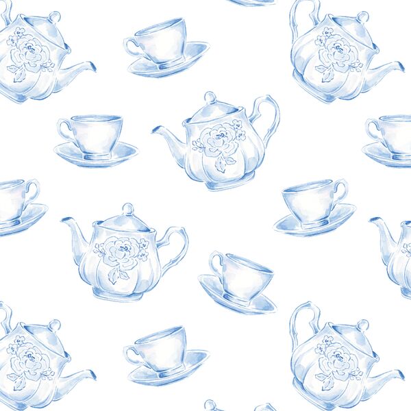 Tea Set Toss in Provencal