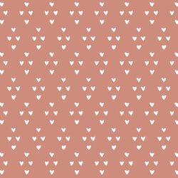 Sweet Hearts in Warm Rose