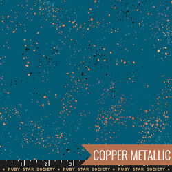 Speckled in Metallic Teal