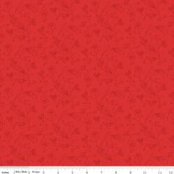Flower Vines in Red