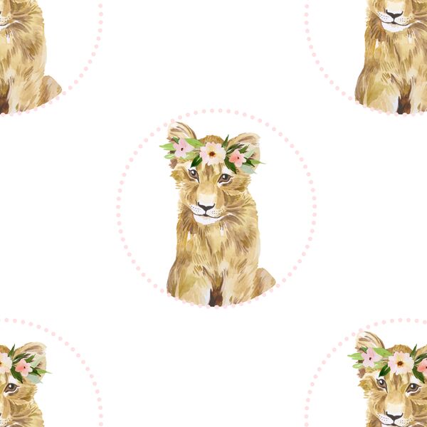 Girl Cub Wreath in Spring