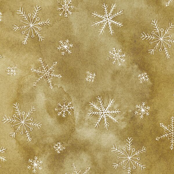 Snowflake in Holiday Gold