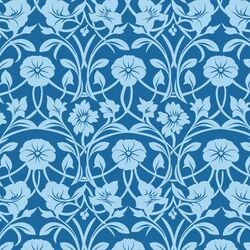 Garden Trellis in Evening Blue