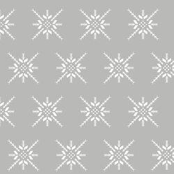 Snowflake Stitch in Pebble