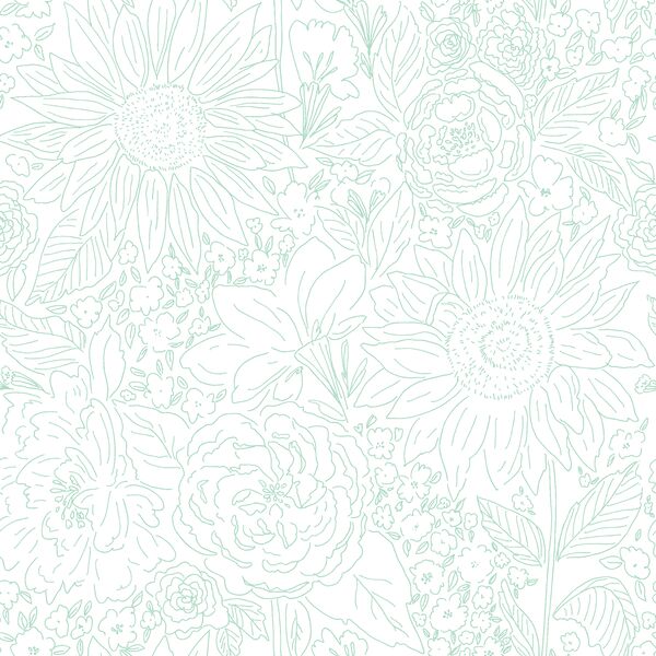 Paperie in Sweet Mint on White
