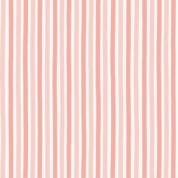 Winter Candy Stripes in Rose