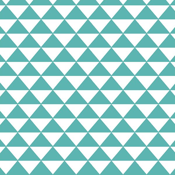 Triangle Mosaic in Seafoam